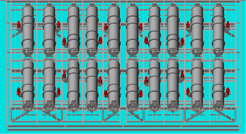 约旦 2x235MW 油页岩项目冷渣机布置图
